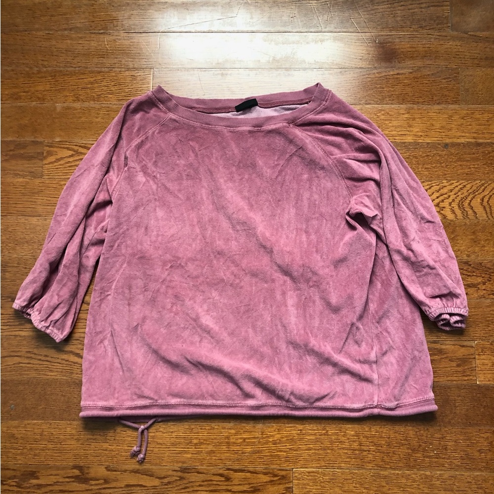Old Navy washed wine red sweater